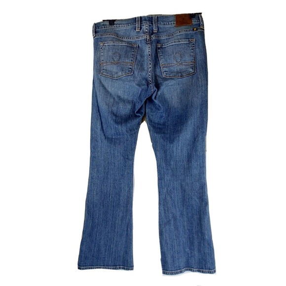 Lucky Brand Women's 6/28 Long Sofia Boot Medium Wash 8.5 Rise Bootcut Blue Jeans - Picture 2 of 8